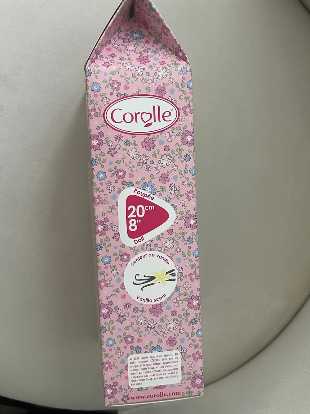 Mini Doll Rosaly in Pink Floral Dress - Kids Toy
